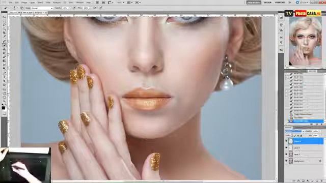 Урок Как ретушировать и обработать губы в Photoshop смотреть онлайн