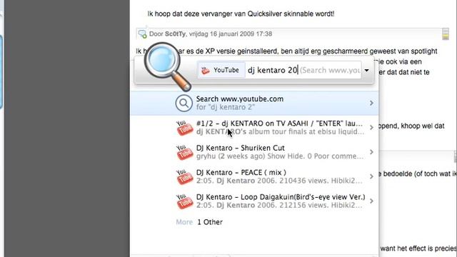 Test of Google Quick Search Box for Mac developer preview - attempt 3 смотреть онлайн