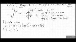 Четность, нечетность и периодичность тригонометрических функций  Алгебра 10 класс  Видеоурок #2 2