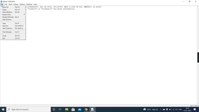 #Series 1 Steps on How to install Python IDLE in Windows OS - Tamil | Tech Genics