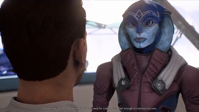 Mass Effect Andromeda Paaran Shie romance with male Ryder part 1 смотреть онлайн