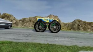 Big & Small Choo-Choo Charles Iron Man vs Big & Small Lightning Mcqueen vs Train Thomas | BeamNG