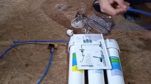 Монтаж крана и фильтров для питьевой воды. Кипячение чайника без накипи.