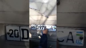 Как покрасить стертый авто номер на месте.