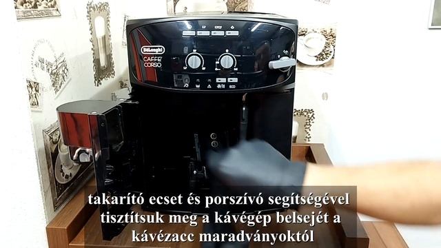 Delonghi Caffe Corso főzőegység takarítása смотреть онлайн