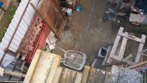 Самодельный подъёмный кран и крепёж для подъёма тачки.