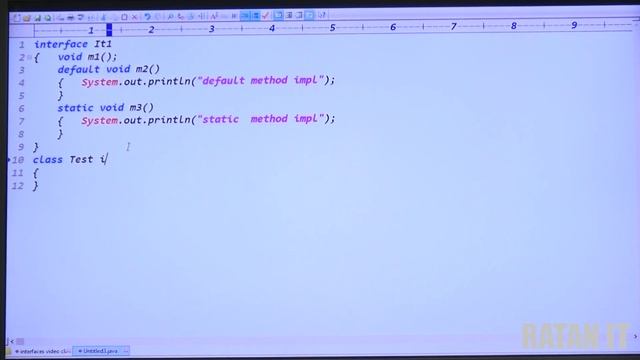 Core Java Tutorial || Interface || Video -6 || Interface java 7 & java 8 Features || By Ratan Sir смотреть онлайн
