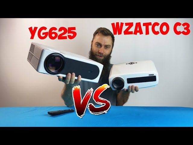 СРАВНЕНИЕ ДВУХ ЛУЧШИХ ПРОЕКТОРОВ WZATCO C3 И Everycom YG625 смотреть онлайн