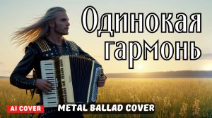 Одинокая гармонь (Ai cover) - Metal Ballad Cover