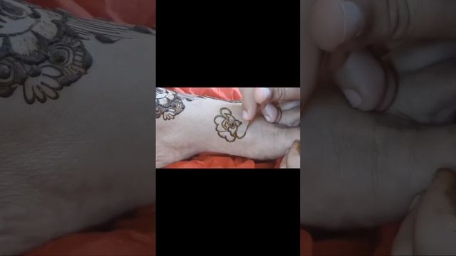 Most Beautiful Feet Mehndi Design 2023 | Easy Leg Mehndi Design | Simple Foot Mehandi Design#shorts