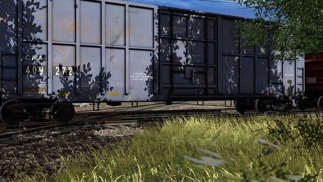 Trainz Railroad Simulator 2019 2 Manifest Trains at Romulus Crossing смотреть онлайн
