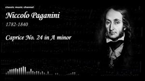 Caprice No. 24, Paganini