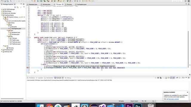 2D Java Game Development | Loading and Drawing Tiles From A Sprite Sheet! | Ep. 4 смотреть онлайн
