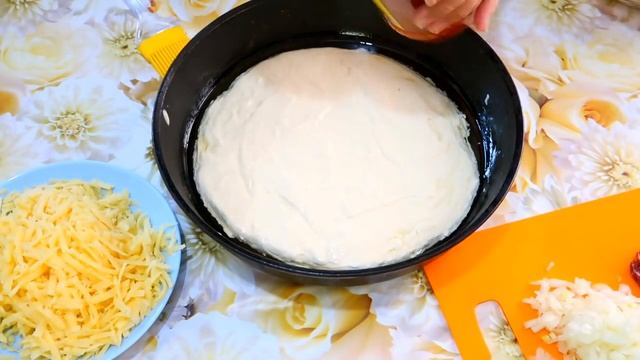 Пицца без выпечки за 10 минут. Быстрая и вкусная домашняя пицца на сковороде.