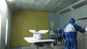 Покраска фасадов из МДФ