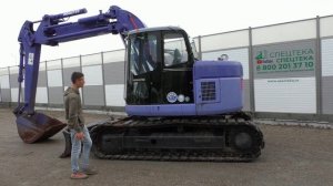 Обзор 13-тонного экскаватора KOMATSU PC128UU-2 за 3 200 000 рублей из Японии!