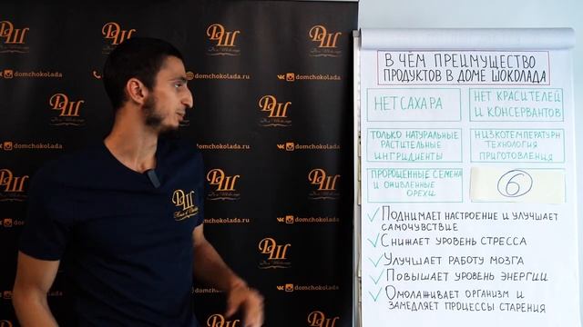 Преимущества продуктов от Дома Шоколада