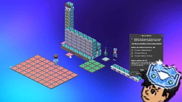 Habbo WIRED Game #1 - Don't touch the floor/DTTF [Tutorial] смотреть онлайн