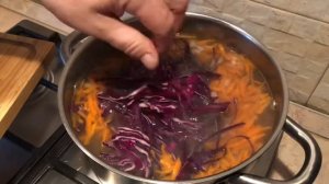 Борщ с красной капустой ???????