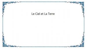 Laurent Voulzy - Le Ciel et La Terre Lyrics