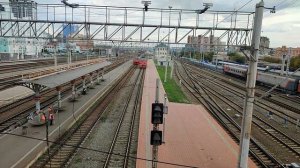 Тепловоз ТЭП70БС - 264 на станции Новосибирск-Главный