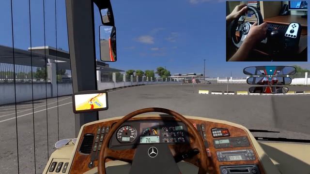 MİLLİLERİMİZİ MERCEDES-BENZ O403 İLE TAŞIYORUZ | ETS2 #15 (Logitech G27) смотреть онлайн