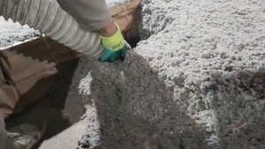 ТМ "Эковата-Урал"- тест на плотность (расход) при утеплении открытым способом