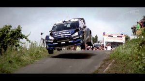 Mikko Hirvonen Jump / WRC Rallye Deutschland