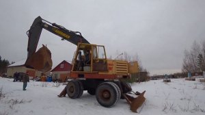 Колёсный экскаватор Akerman H7MC 1986 года