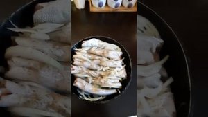 корюшка в духовке часть 1