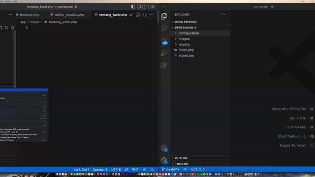 Cara Mudah Mengubah Desain Website Native kedalam Framework PHP CodeIgniter 4 - Routing & Controlle