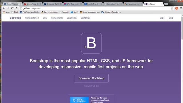 Bootstrap - Mobile first web design to take you further! смотреть онлайн