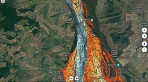 Куйбышевское водохранилище. Обновленная версия в приложении GLive.