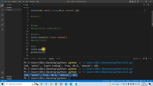 Python Lists | Learn Coding