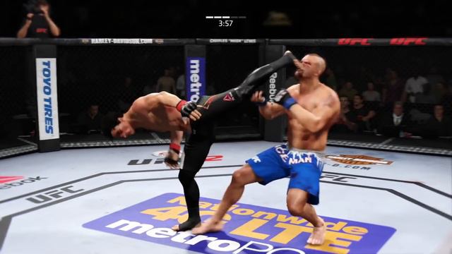 Bruce Lee vs. Chuck Liddell - EA Sports UFC 2 🐲 - Dragon Fights 🐉 смотреть онлайн