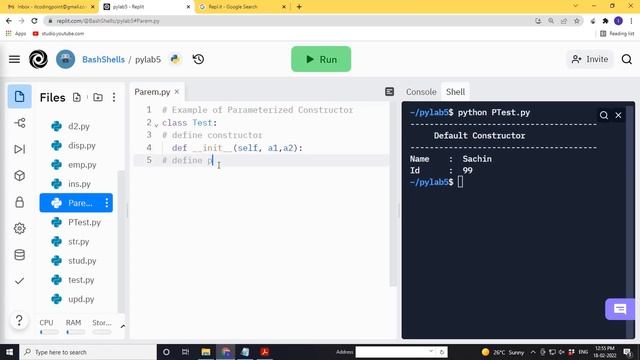 Python Class Constructor | Self in Python Constructor | Python Tutorial