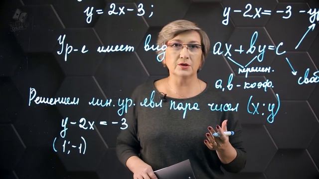 42_Линейное уравнение с двумя переменными. 7 класс.