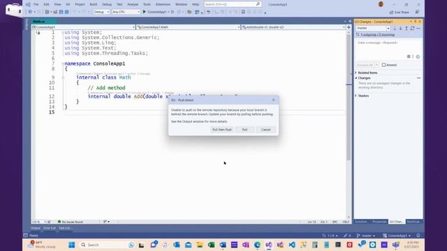 Resolving merge conflicts (4 of 5) | Getting started with GitHub смотреть онлайн