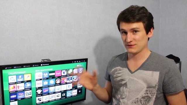 обзор меню Sony KDL 32W705B смотреть онлайн