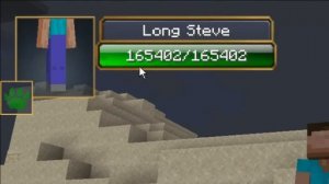 How much damage can withstand Herobrine and other mobs ?