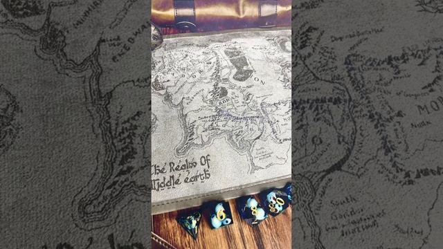 Todays dice scroll is of middle earth with a twist. Middle earth with a montage on the right