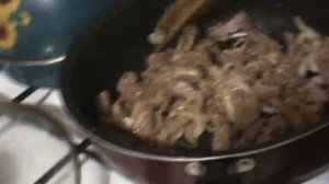 Мясо тушеное с черносливом
