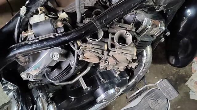 снятие карбюратора. Yamaha drag star 400 смотреть онлайн