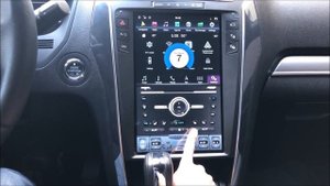 Demo video: PX6 six-core 12.1 inch vertical screen head unit for 2011 to 2020 Ford Explorer