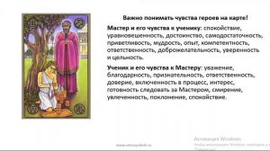Обучение Симболон.  Карта Мастер и ученик