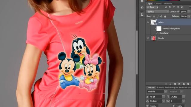 Estampar con el filtro Desplazar Photoshop by Yanko0 смотреть онлайн