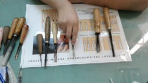 Инструмент для контурной резьбы по дереву часть 1