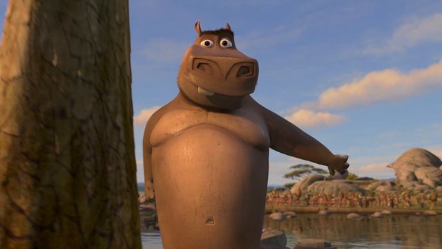 Кажется Мото мото запал на тебя! Люблю больших, люблю помпастых — Мадагаскар 2