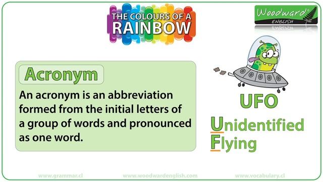 Colours of a Rainbow - English Vocabulary