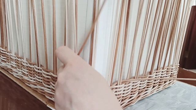 Плетеный короб из бумажной лозы смотреть онлайн